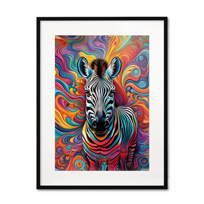 ABSTRACT ZEBRA **UNFRAMED ART PRINT**