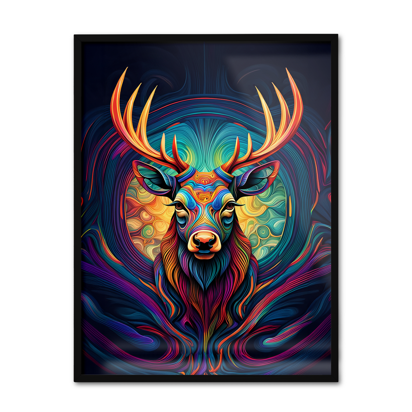 ABSTRACT STAG **UNFRAMED ART PRINT**