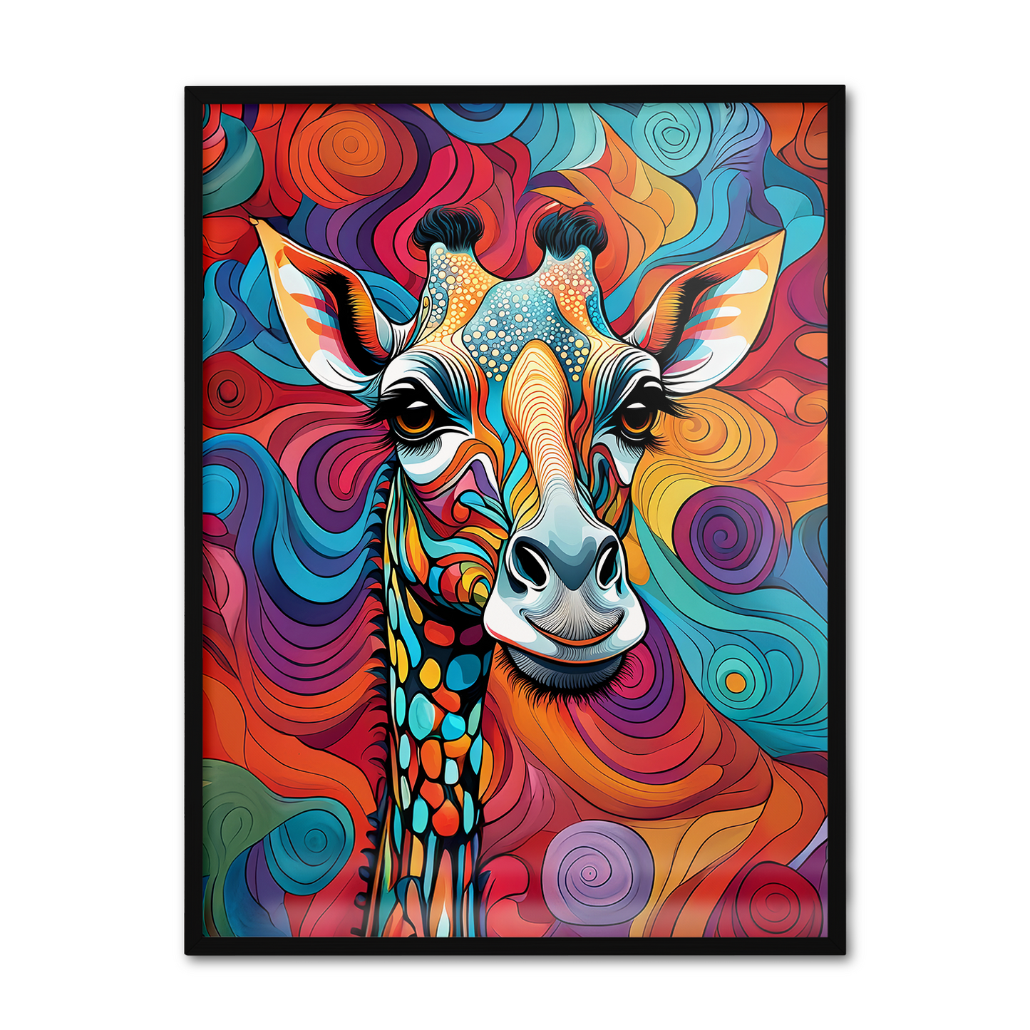 ABSTRACT GIRAFFE **UNFRAMED ART PRINT**