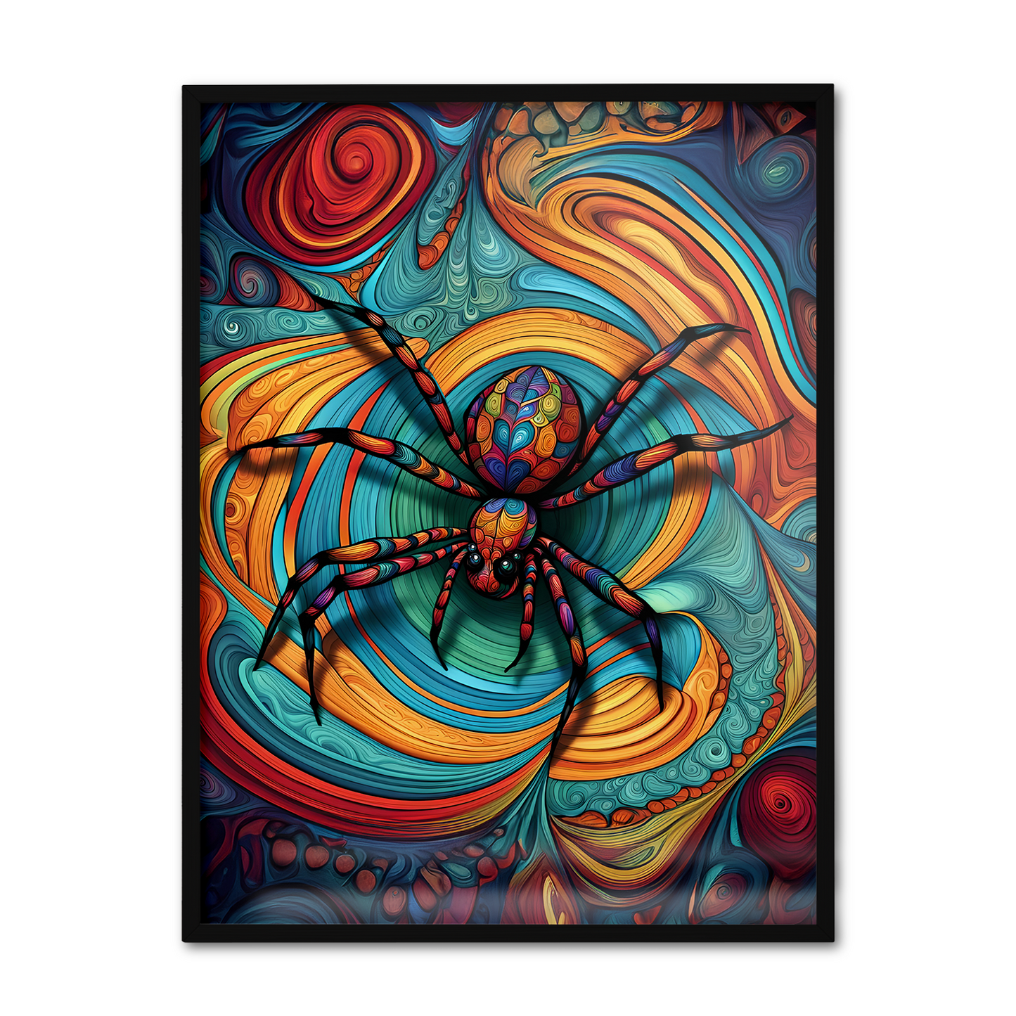 ABSTRACT SPIDER **UNFRAMED ART PRINT**