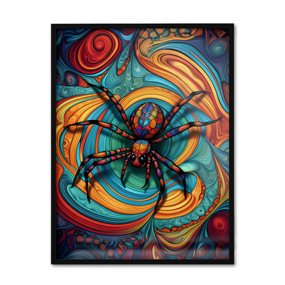 ABSTRACT SPIDER **UNFRAMED ART PRINT**