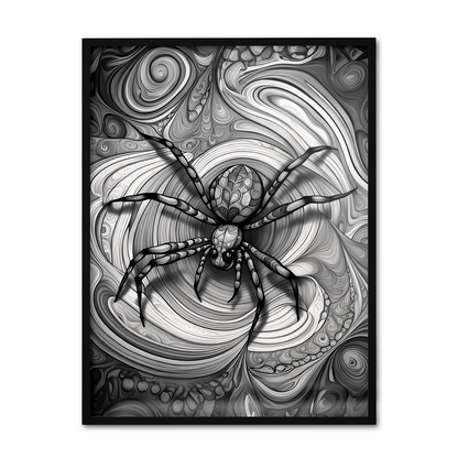 ABSTRACT SPIDER **UNFRAMED ART PRINT**