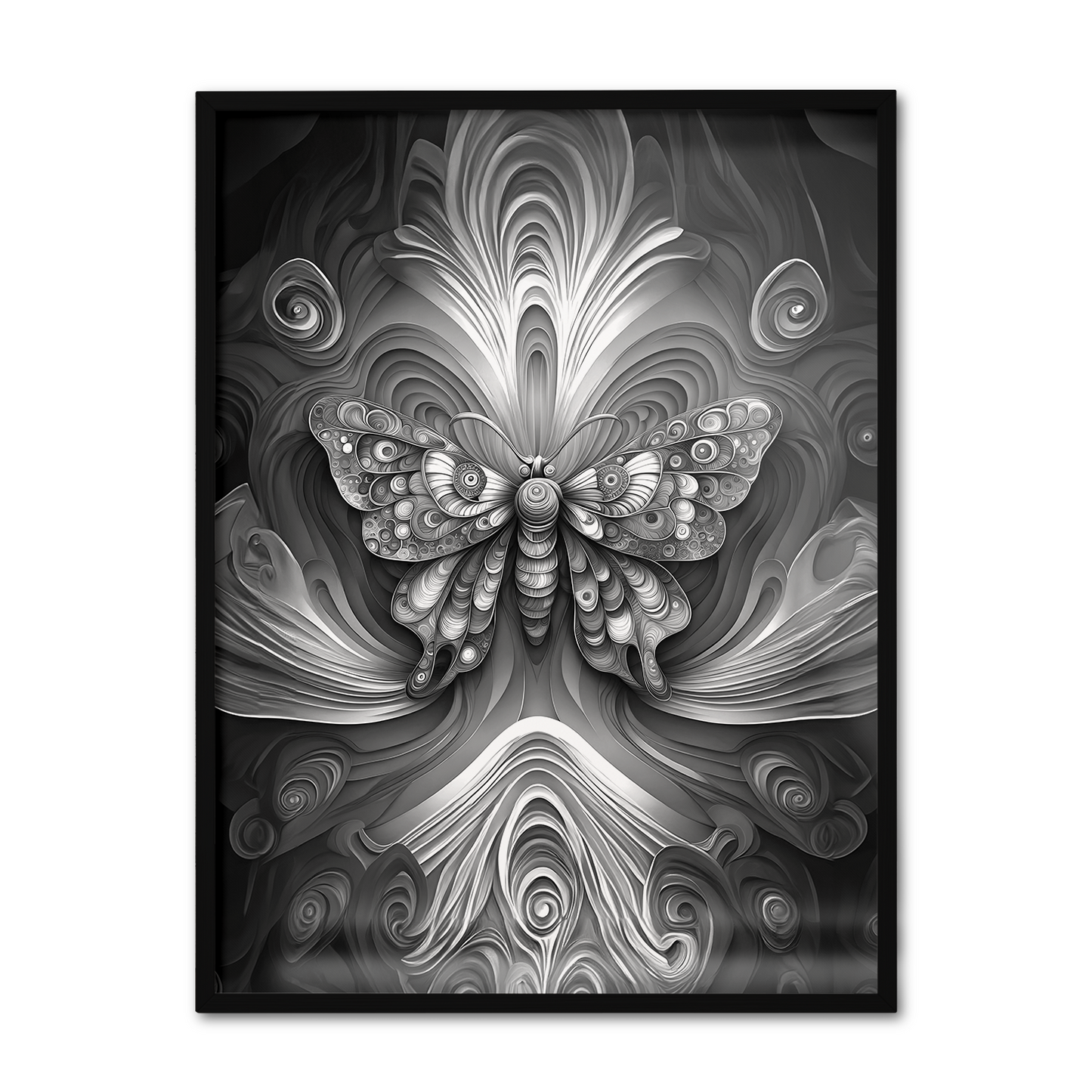 ABSTRACT BUTTERFLY **UNFRAMED ART PRINT**