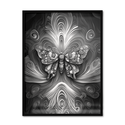 ABSTRACT BUTTERFLY **UNFRAMED ART PRINT**