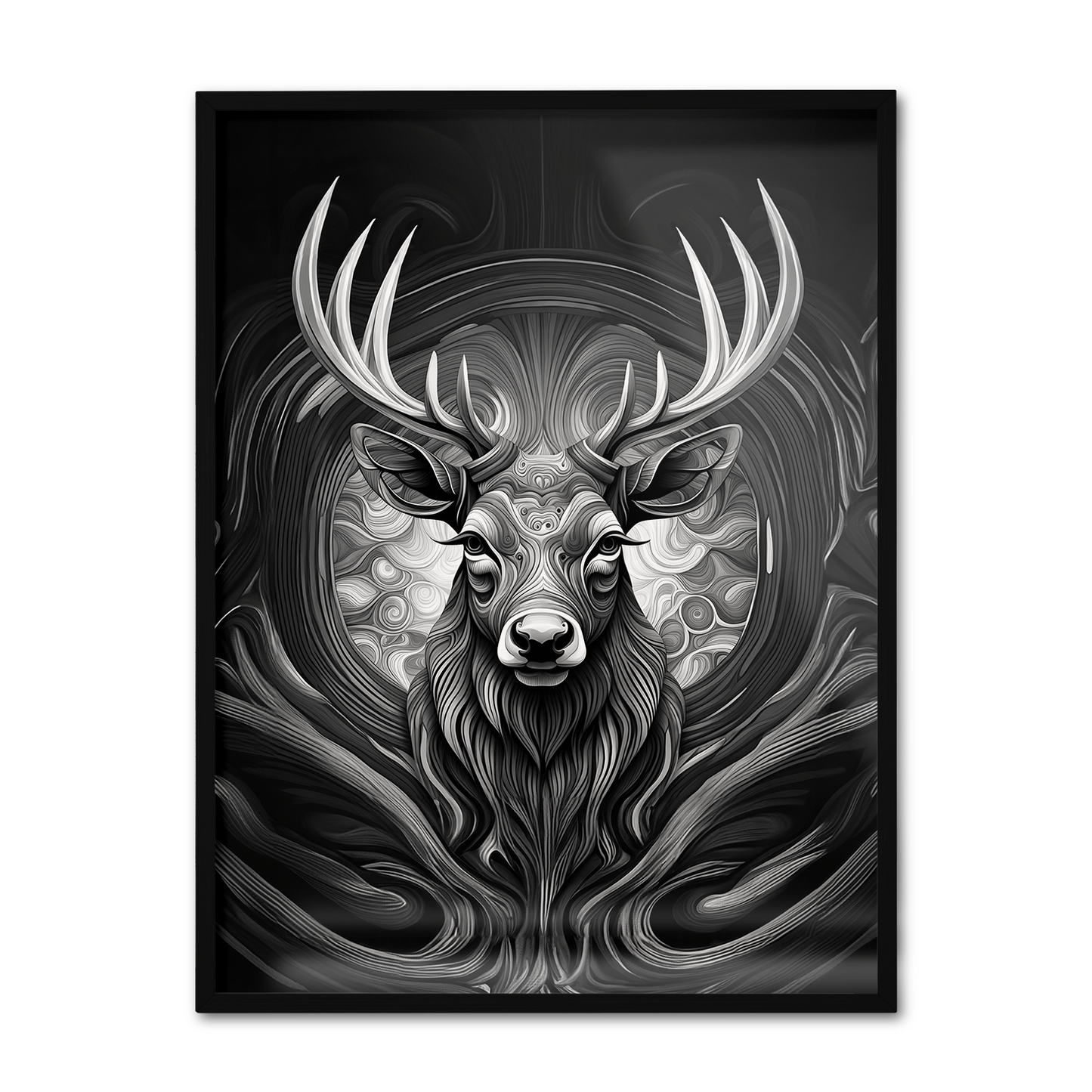 ABSTRACT STAG **UNFRAMED ART PRINT**