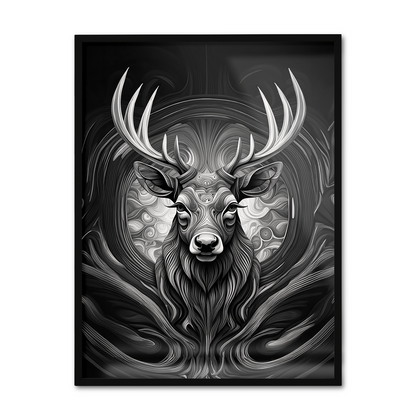 ABSTRACT STAG **UNFRAMED ART PRINT**