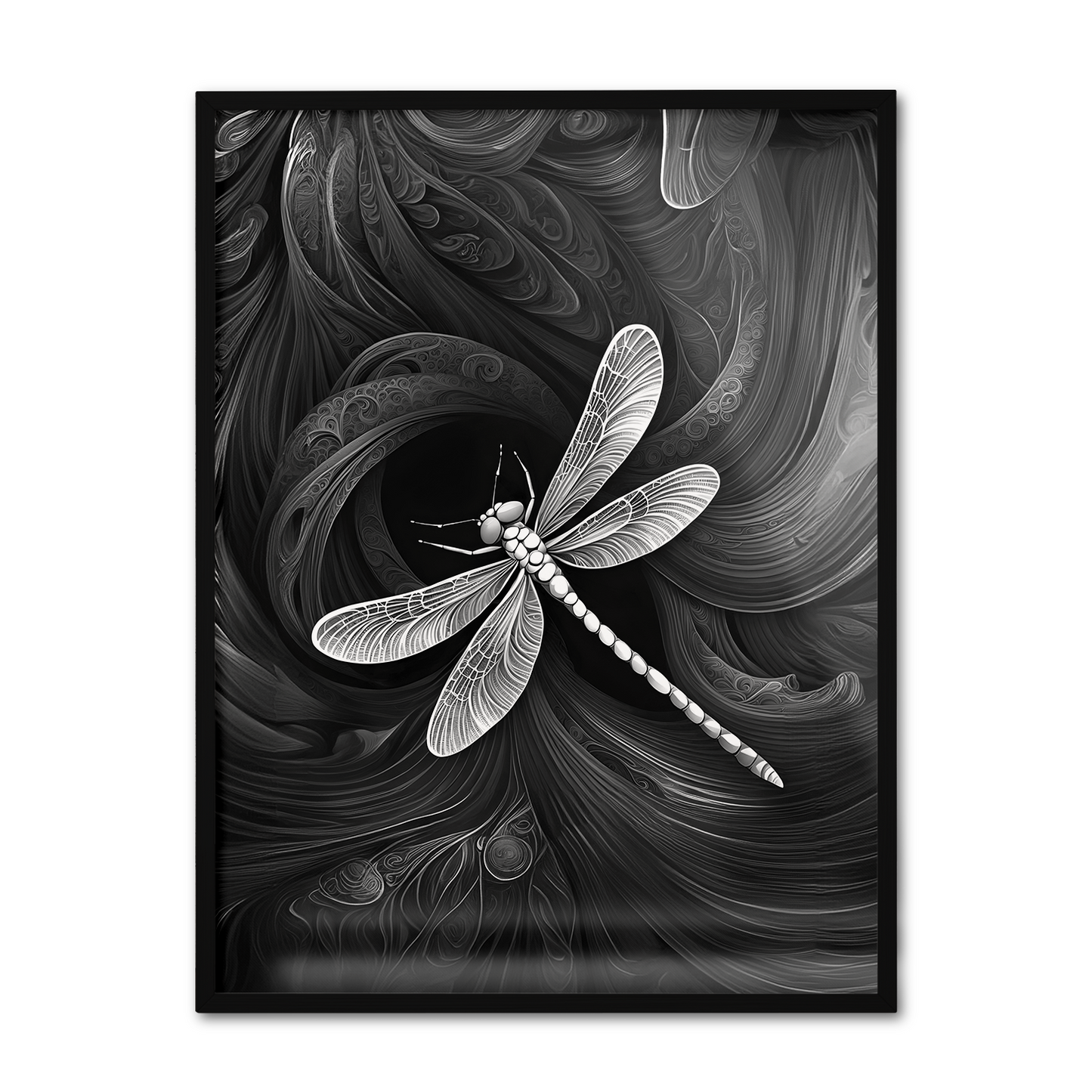 ABSTRACT DRAGONFLY **UNFRAMED ART PRINT**