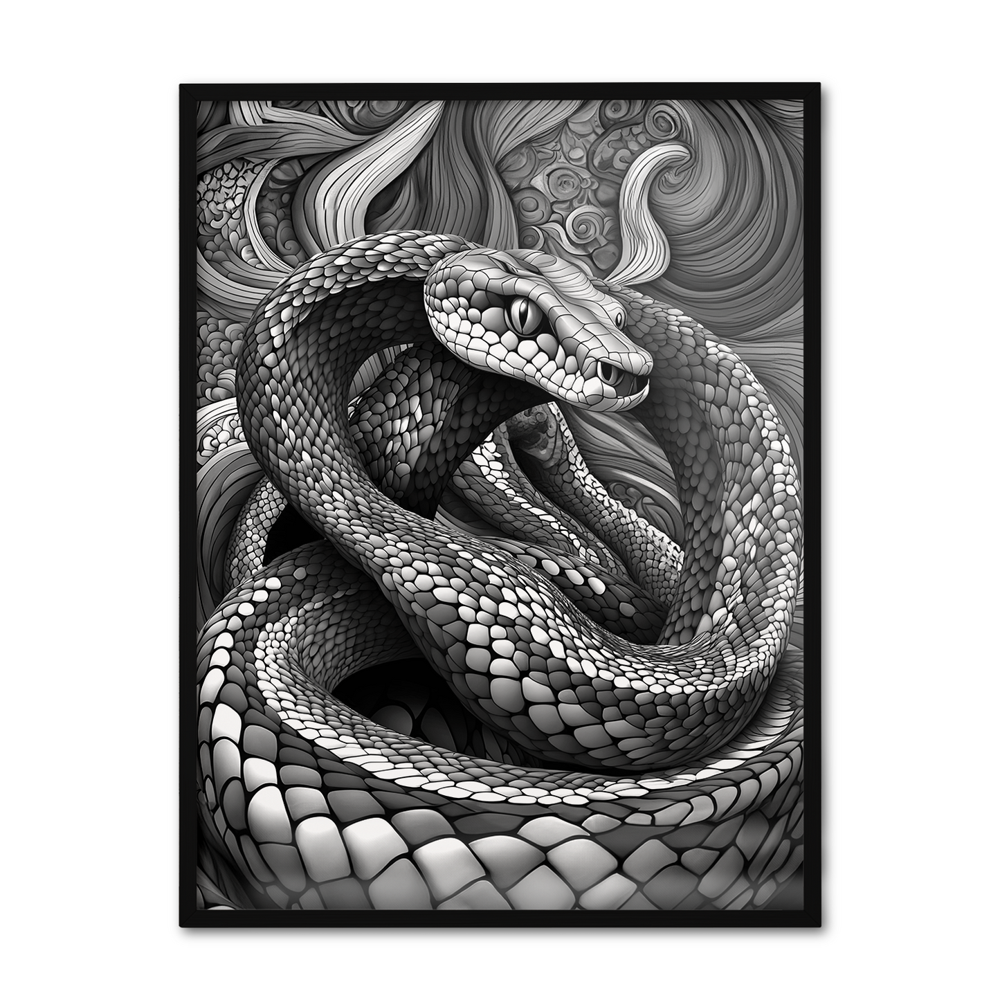ABSTRACT COBRA **UNFRAMED ART PRINT**