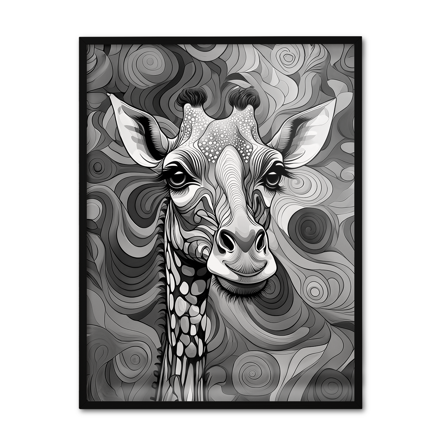 ABSTRACT GIRAFFE **UNFRAMED ART PRINT**