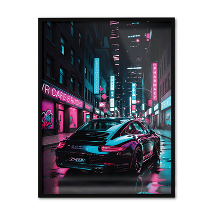 PORSCHE 911 (BACK) **UNFRAMED POSTER**