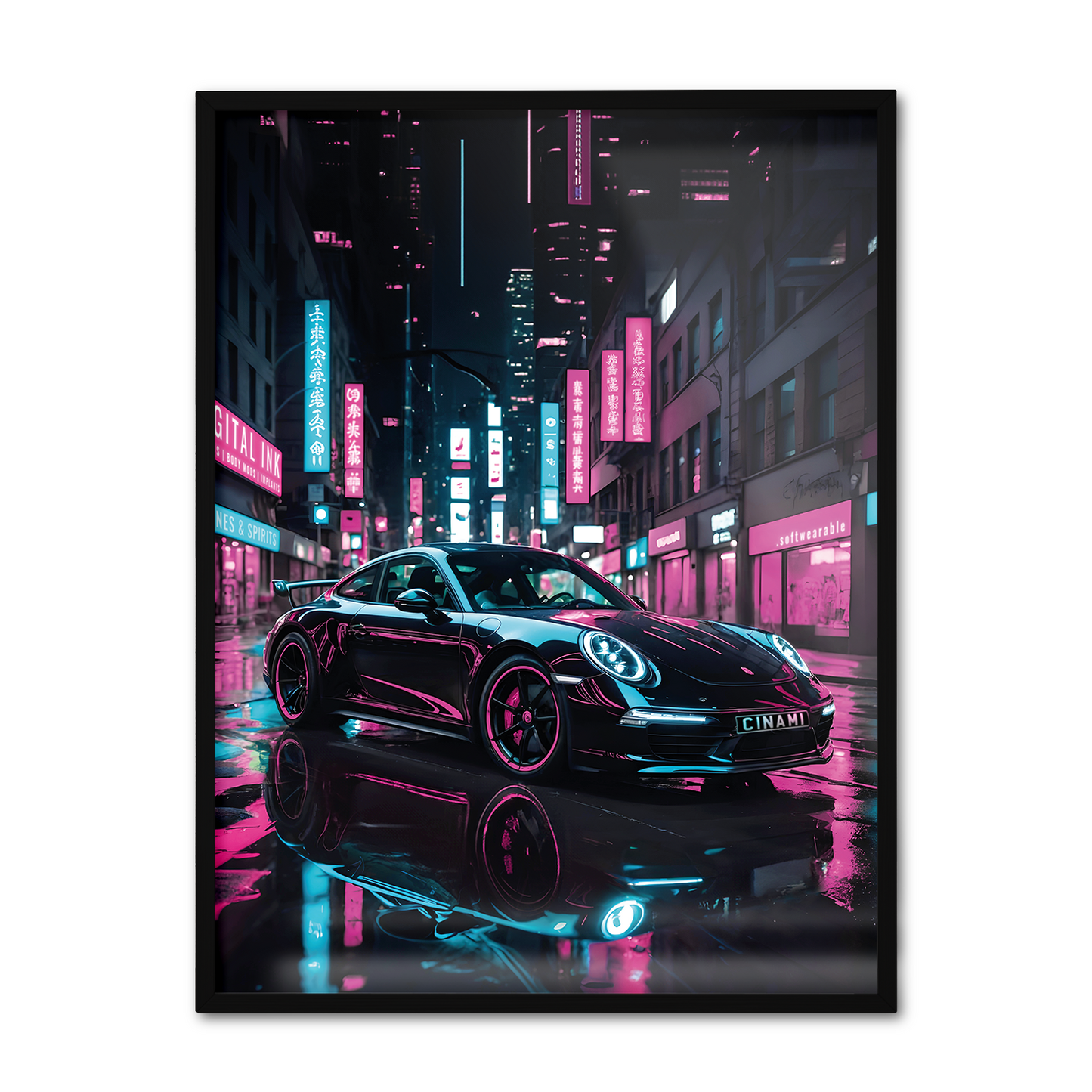 PORSCHE 911 (FRONT) **UNFRAMED POSTER**