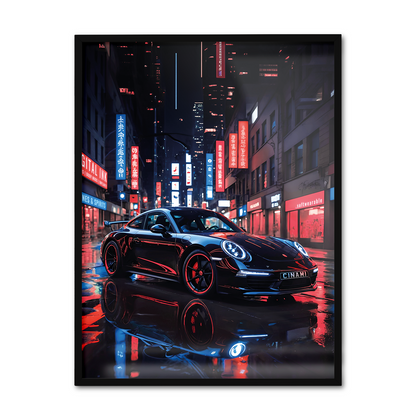 PORSCHE 911 (FRONT) **UNFRAMED POSTER**