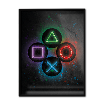 GRUNGE GAMER **UNFRAMED POSTER**