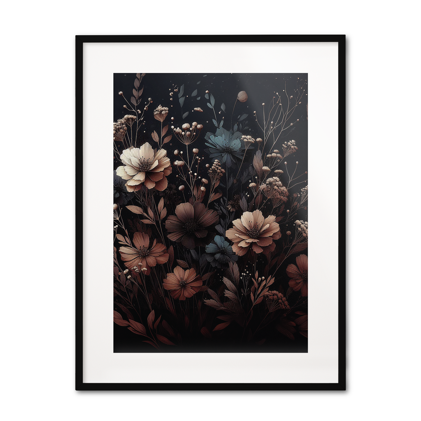 Autumn Florals No1 **UNFRAMED ART PRINT**