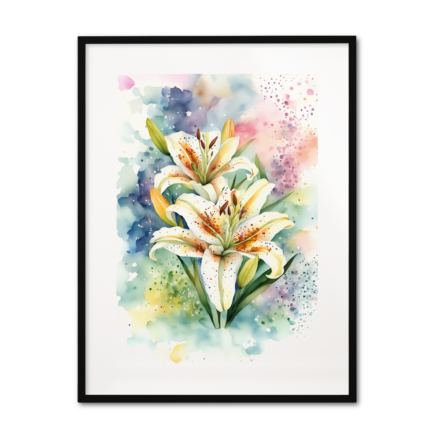 Beautiful Lilies **UNFRAMED ARTPRINT**