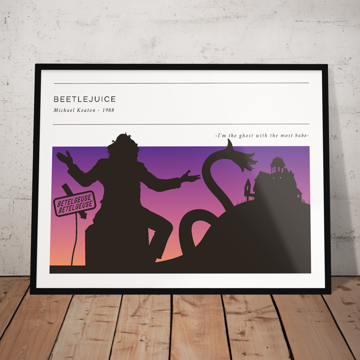 Beetlejuice **UNFRAMED POSTER**