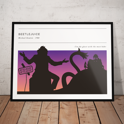 Beetlejuice **UNFRAMED POSTER**
